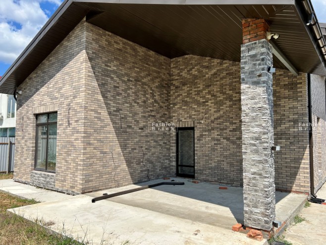 Гиперпресованный кирпич завода Fashion Brick квадроблоки для заборных колонн купить от завода