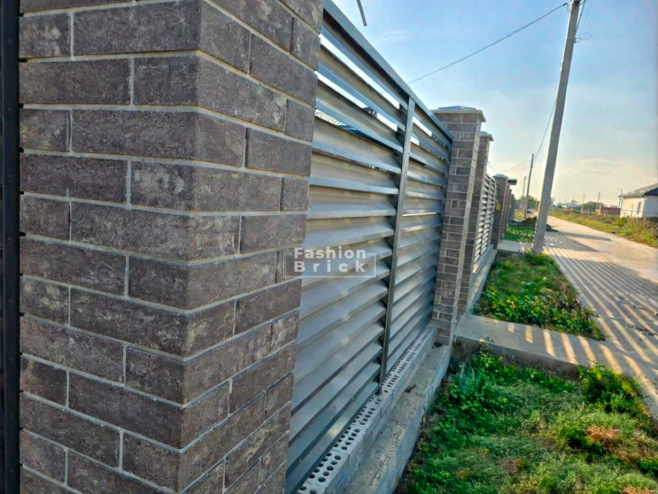 Кирпичный завод Fashion Brick заборные блоки от производителя Литос
