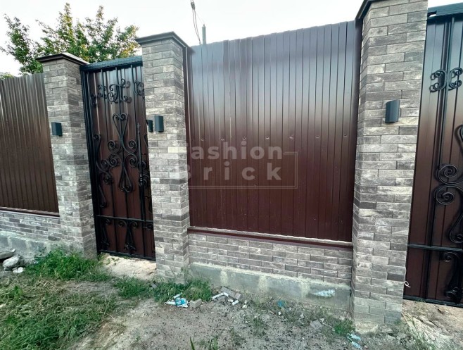 Гиперпресованный кирпич завода Fashion Brick заборные блоки от производителя завод