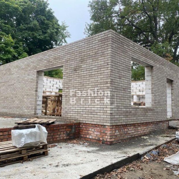 Одноэтажный дом из кирпича ЛондонБрик