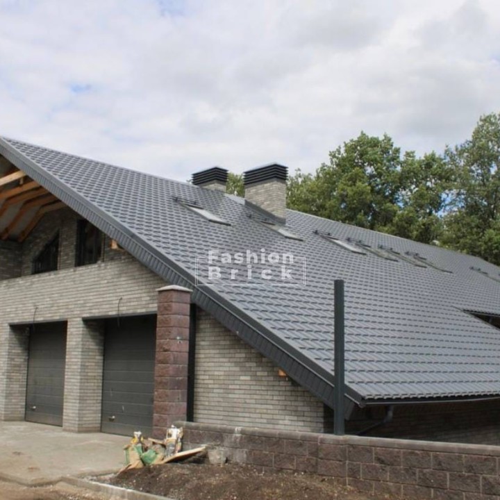 Стильный дом из кирпича Сити Брик Крафт